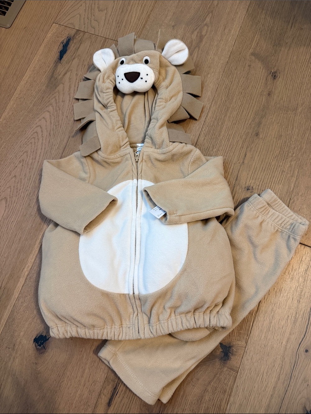 Carter's Tan and White Baby Lion Costume